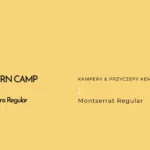 Typografia Modern Camp