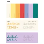 Typografia i kolorystyka spice 'it